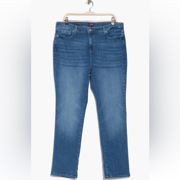 NYDJ Sheri Slim Jeans in Bluewater in Size 12 NWT - Picture 1 of 9